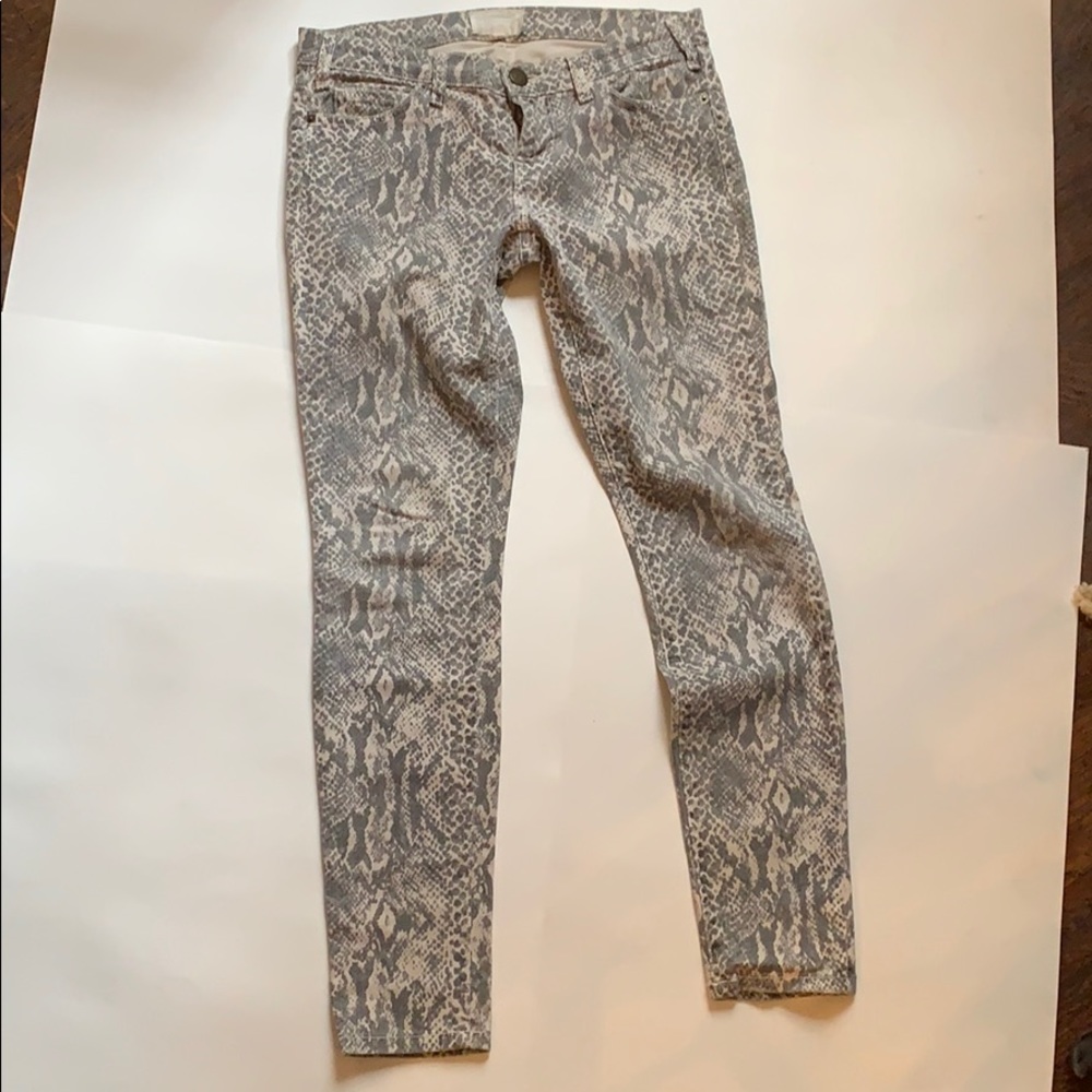 Current/Elliott Boa print jeans size 27
